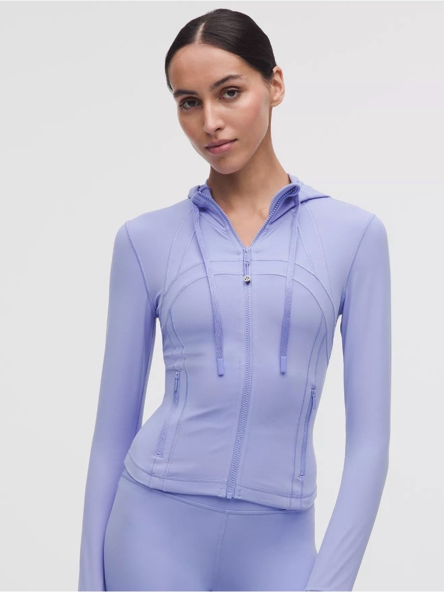 Lululemon Hooded Cropped Define Jacket - Lavender